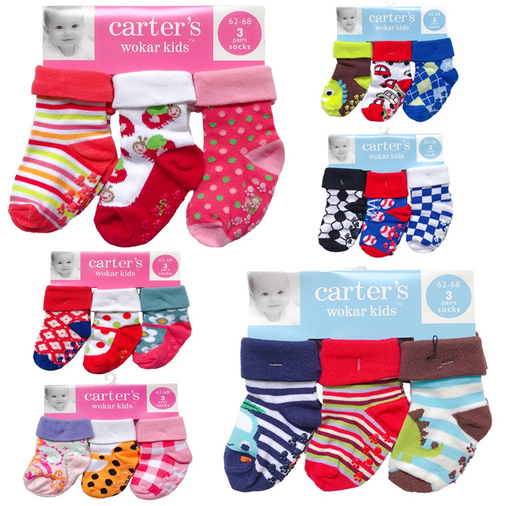 carters girl socks