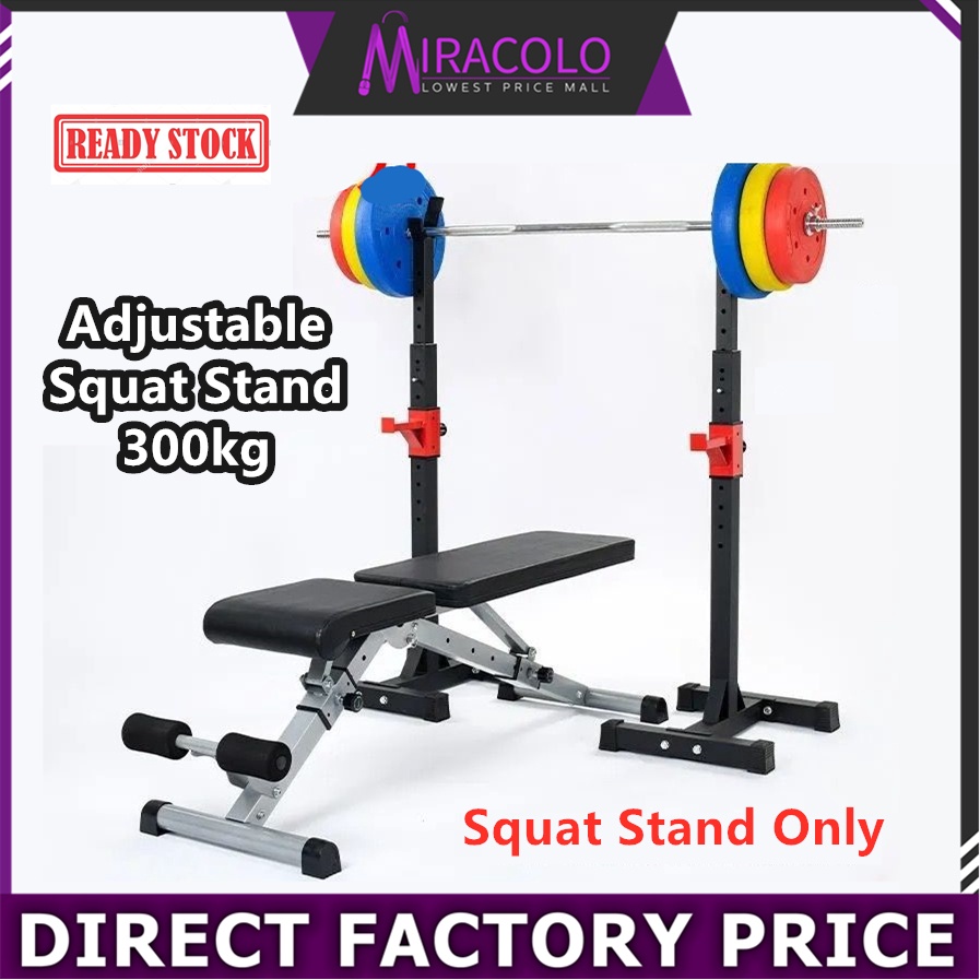 Mira Heavy Duty 300kg Weight Lifting Dumbbell Squat Stand Dumb Bell