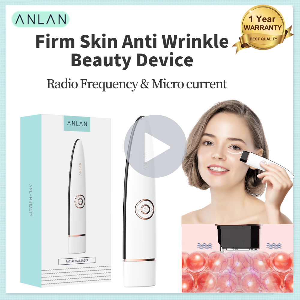 ANLAN Face Firming Wrinkle Removal Face Beauty Device RF Facial Massager  Multipolar Radio Frequency EMS Anti Wrinkle Ski | Shopee Malaysia