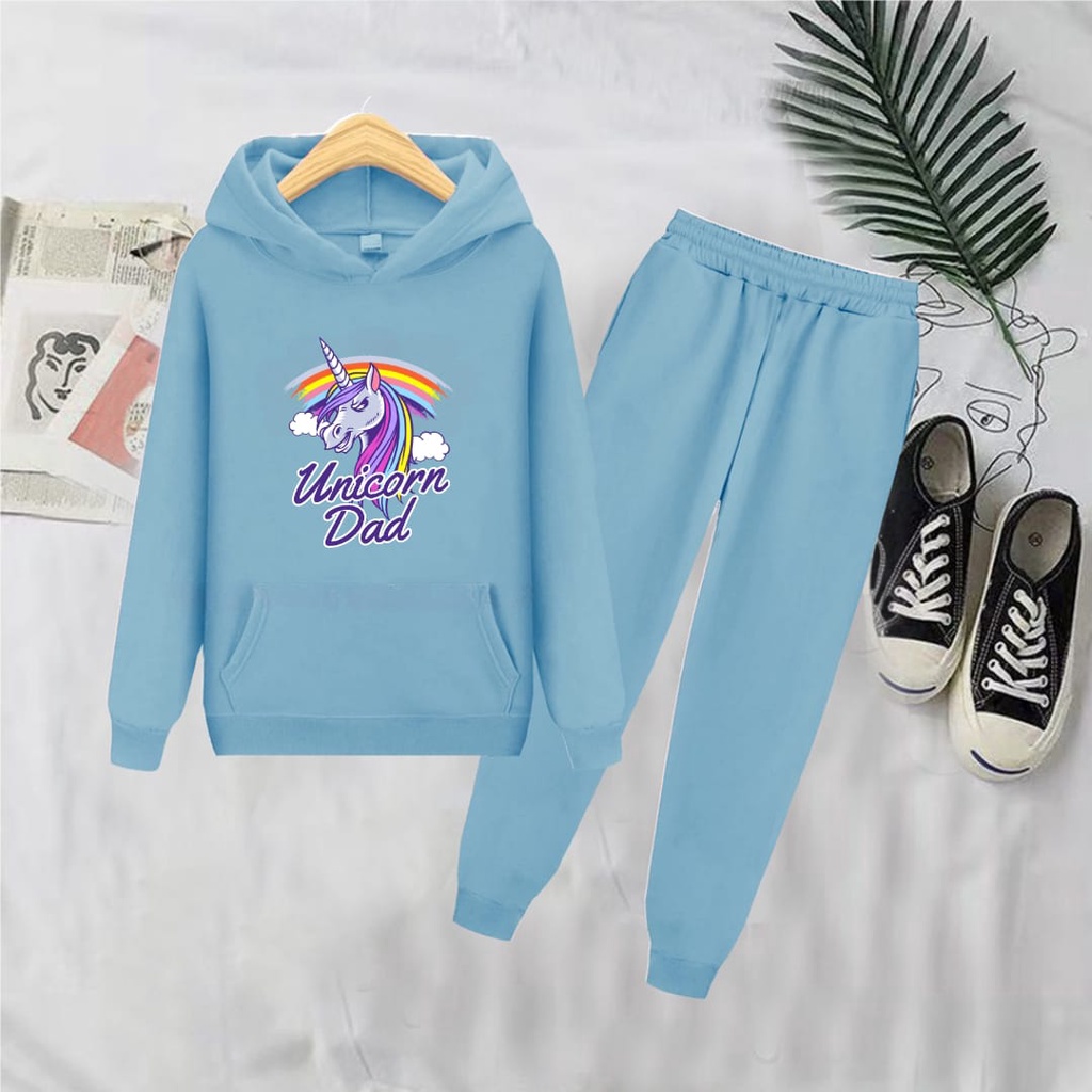 Unicorn Dad S.M.XL Girls Hoodie Sweater Suit