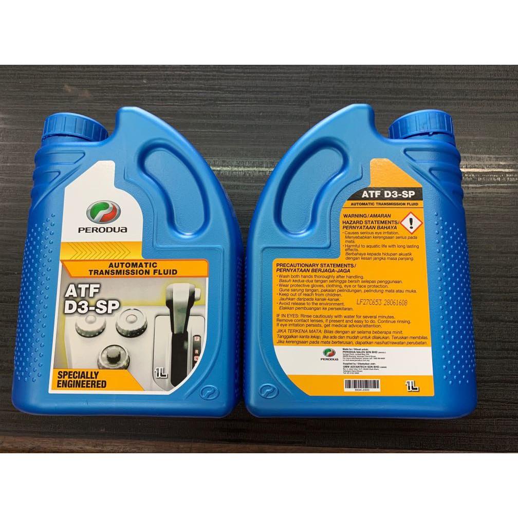 Perodua Automatic Transmission Fluid ATF SP3 Shopee Malaysia