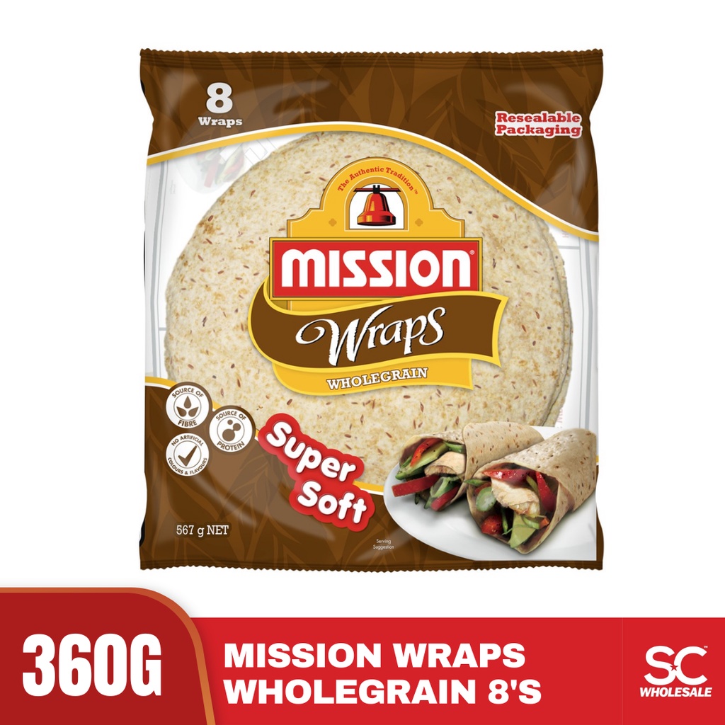 Mission Wraps Wholegrain 8's 360g Shopee Malaysia