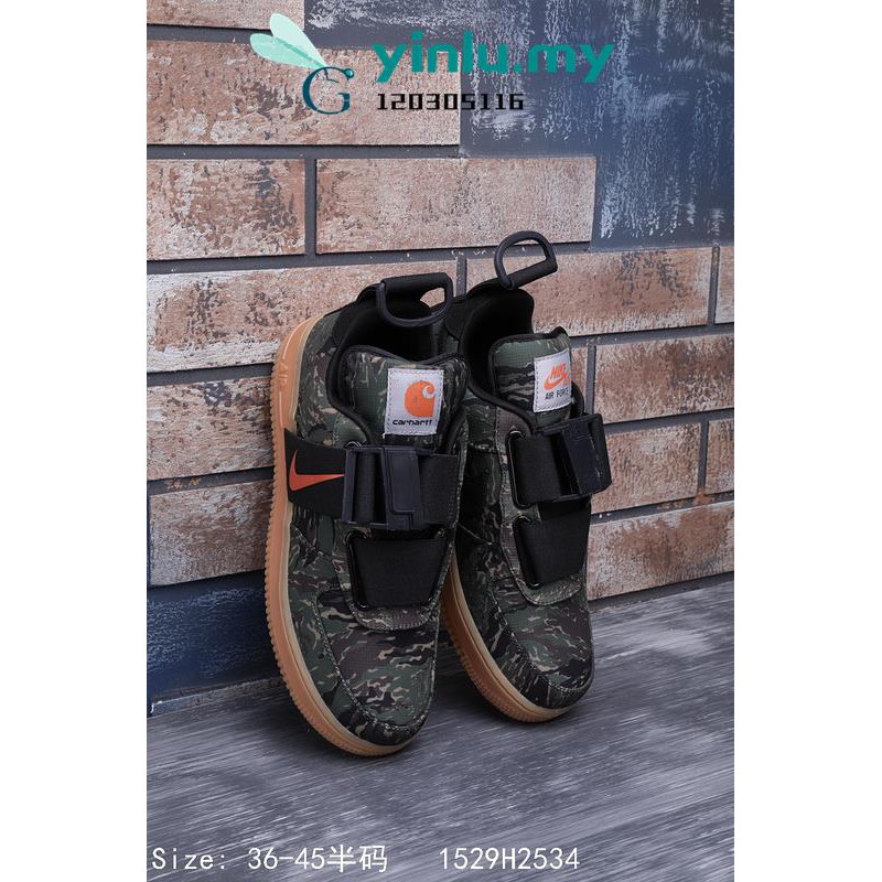 nike carhartt air force 1 camo