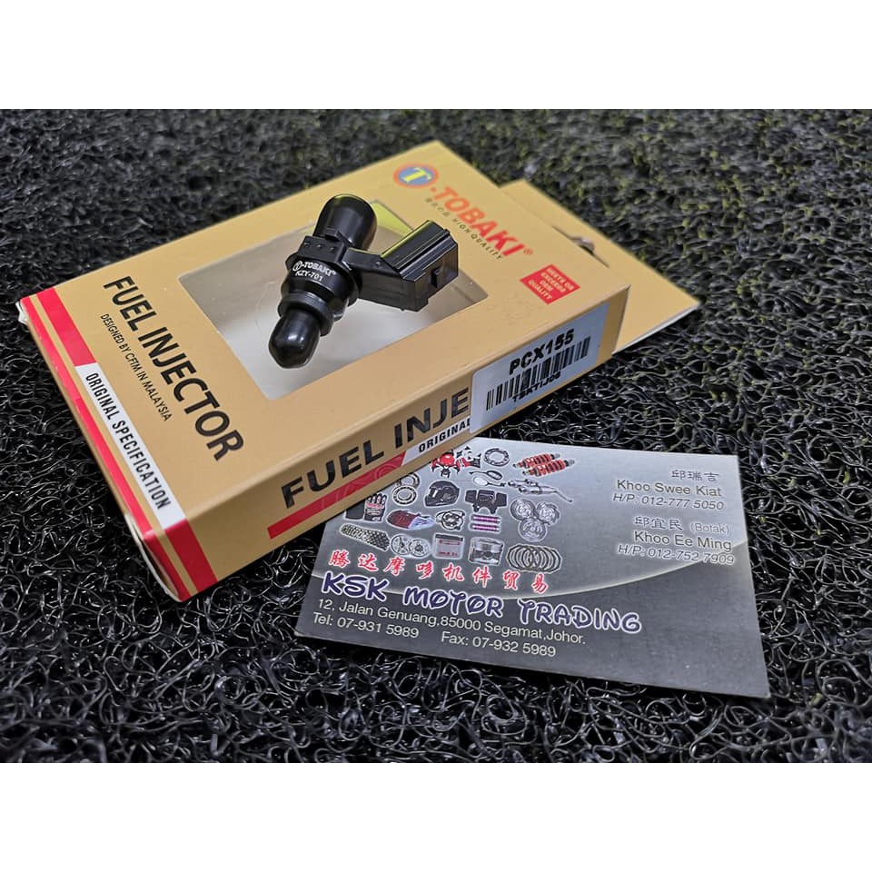 TOBAKI STANDARD (STD) FUEL INJECTOR ASSY FOR HONDA BEAT FI, PCX155, VARIO150, RS150R, DREAM 110