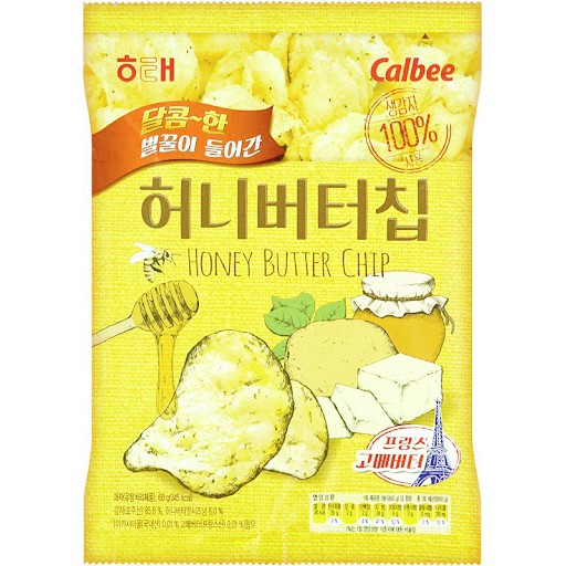 Authentic Korean Chips 120g 허니버터칩 Korea Haitai Honey Butter Chip