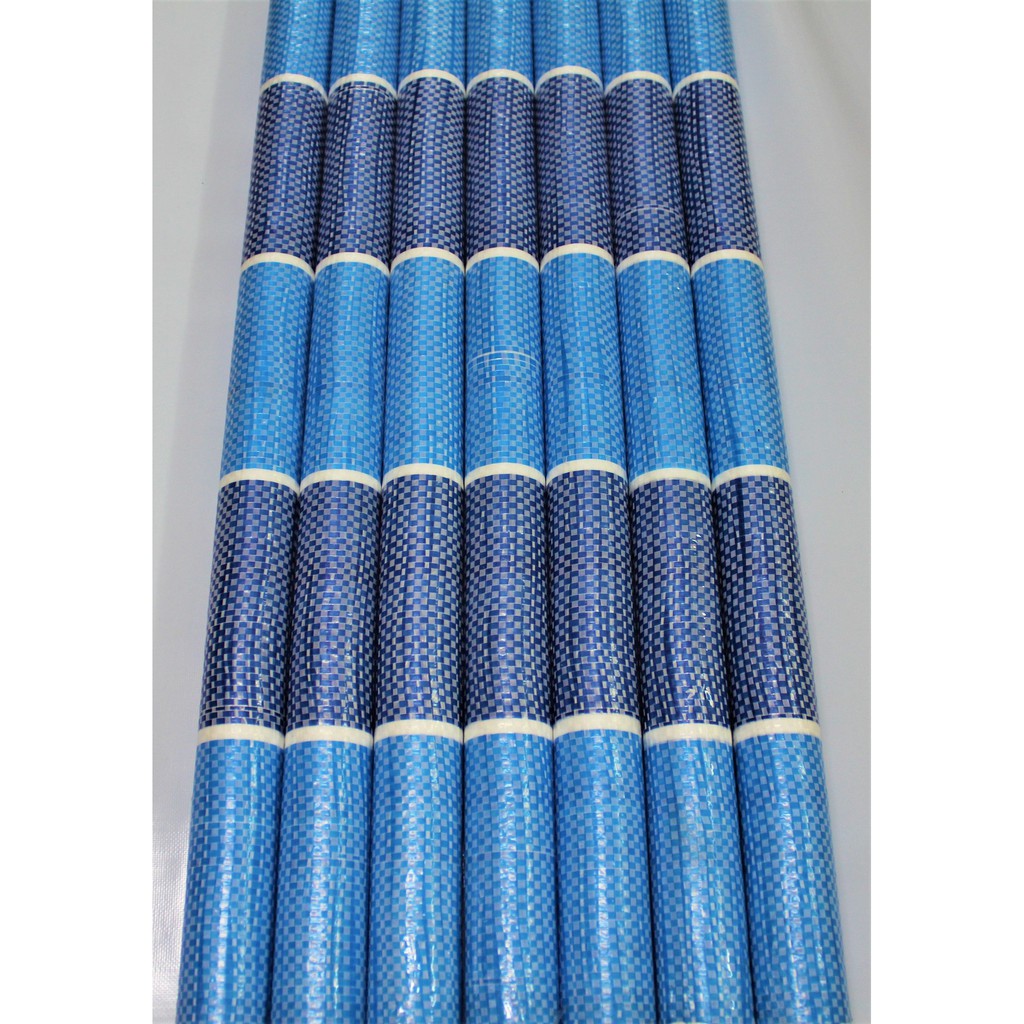 100 Korean Blue White Canvas  Roll Tarpaulin Canopy Kanvas 