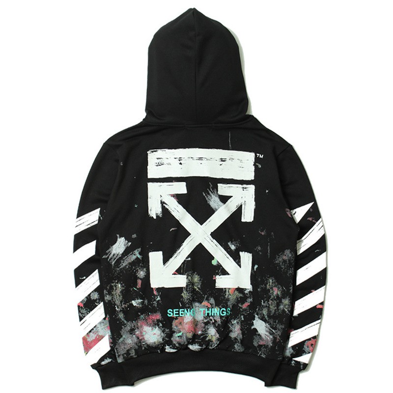 off white christmas hoodie