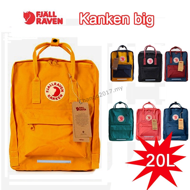 fjallraven kanken backpack biggest size