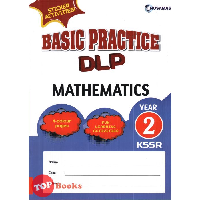 Topbooks Nusamas Basic Practice Mathematics Year 2 Kssr Dlp Shopee Malaysia