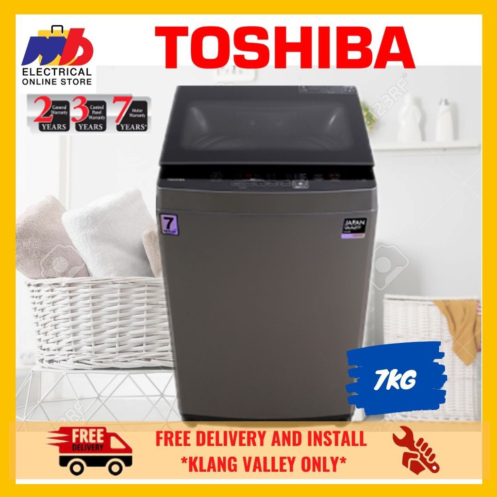 TOSHIBA WASHER WASHING MACHINE 7.0KG 7KG AWJ800AM AWJ800AM Shopee