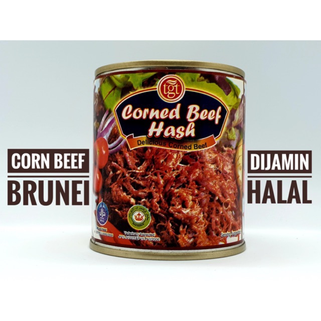 CORNED BEEF TGT HASH KELUARAN NEGARA BRUNEI DARUSSALAM CORNBEEF 100
