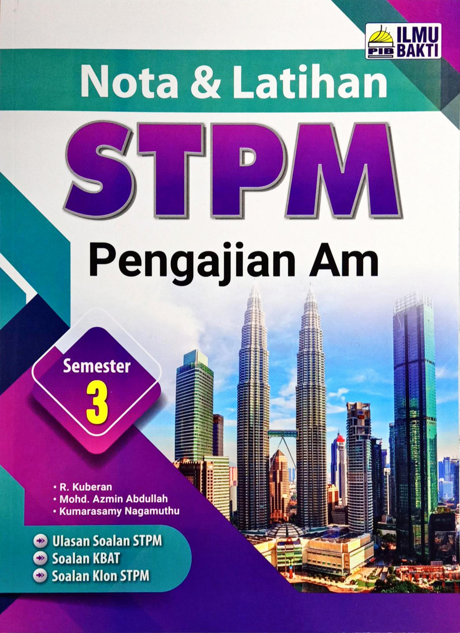 Buku Nota Dan Latihan Pengajian Am Sem 3  malaowesx