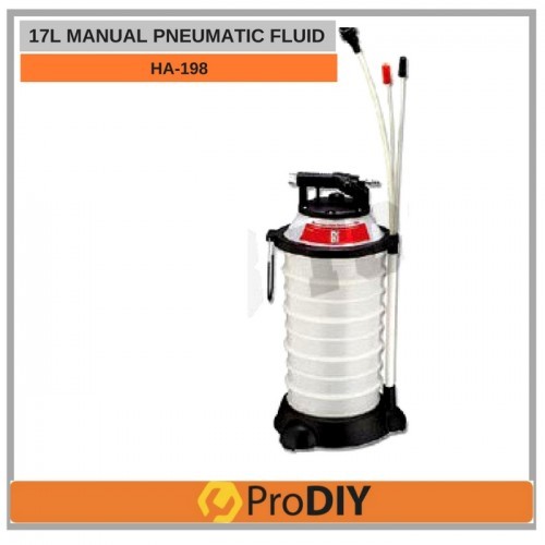 17 Litre Manual Pneumatic Fluid Pressure Pump Oil Extractor ( HA198 / OM-11198 )