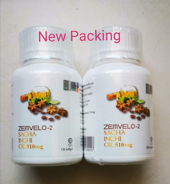 Zemvelo 2 Sacha Inchi Oil 120 S Buy 1 Free 1 Exp1 2023 Halal Shopee Malaysia