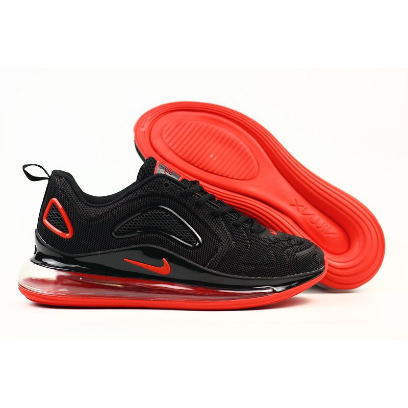 Original Nike Air Max 720 KPU Mens Shoes Black Red | Shopee Malaysia