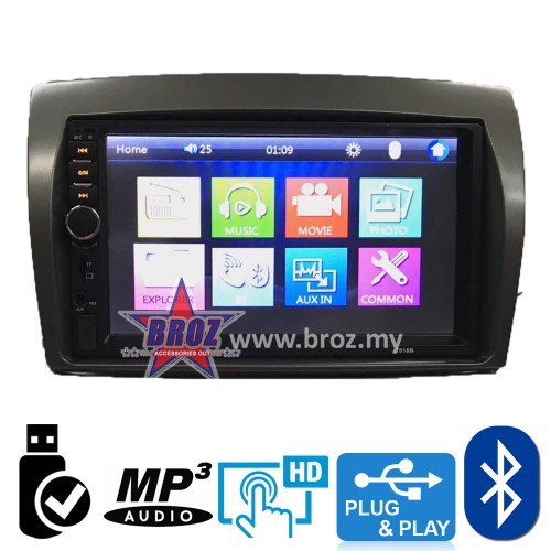 Broz Satria Neo Plug And Play OEM 7" Touchscreen Bluetooth 