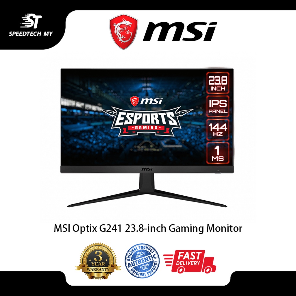 MSI Optix G241 24-inch Gaming Monitor | MSI Optix G271 27-inch Gaming ...