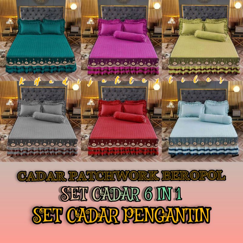 Cadar pengantin/cadar patchwork/set cadar pengantin baru/cadar cantik ...