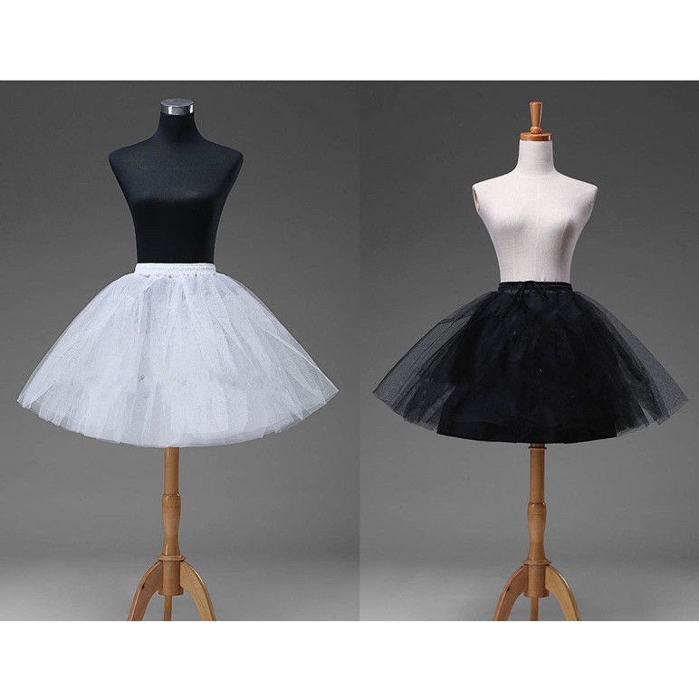 New Short Petticoat Crinoline Underskirt Tutu Bridal Wedding Dress Skirt Slips 