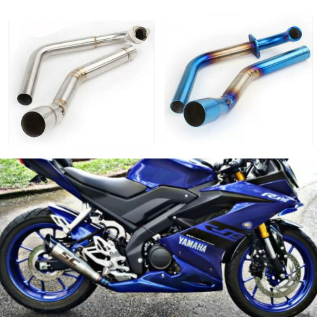 R15 V4 BS6 Full System Exhaust For Yamaha YZF R15 V4 BS6 2021 2022