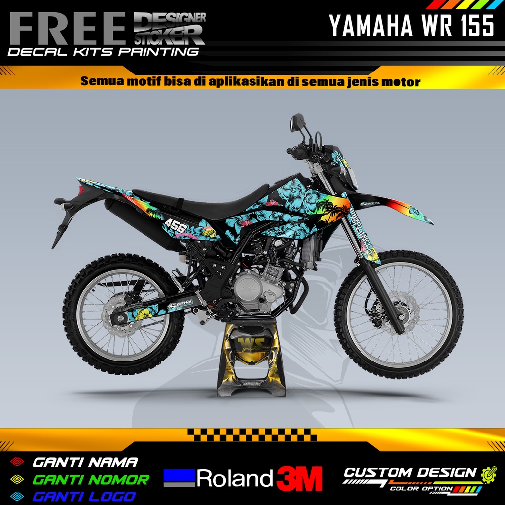 Yamaha WR 155 Motorcycle Decal Sticker