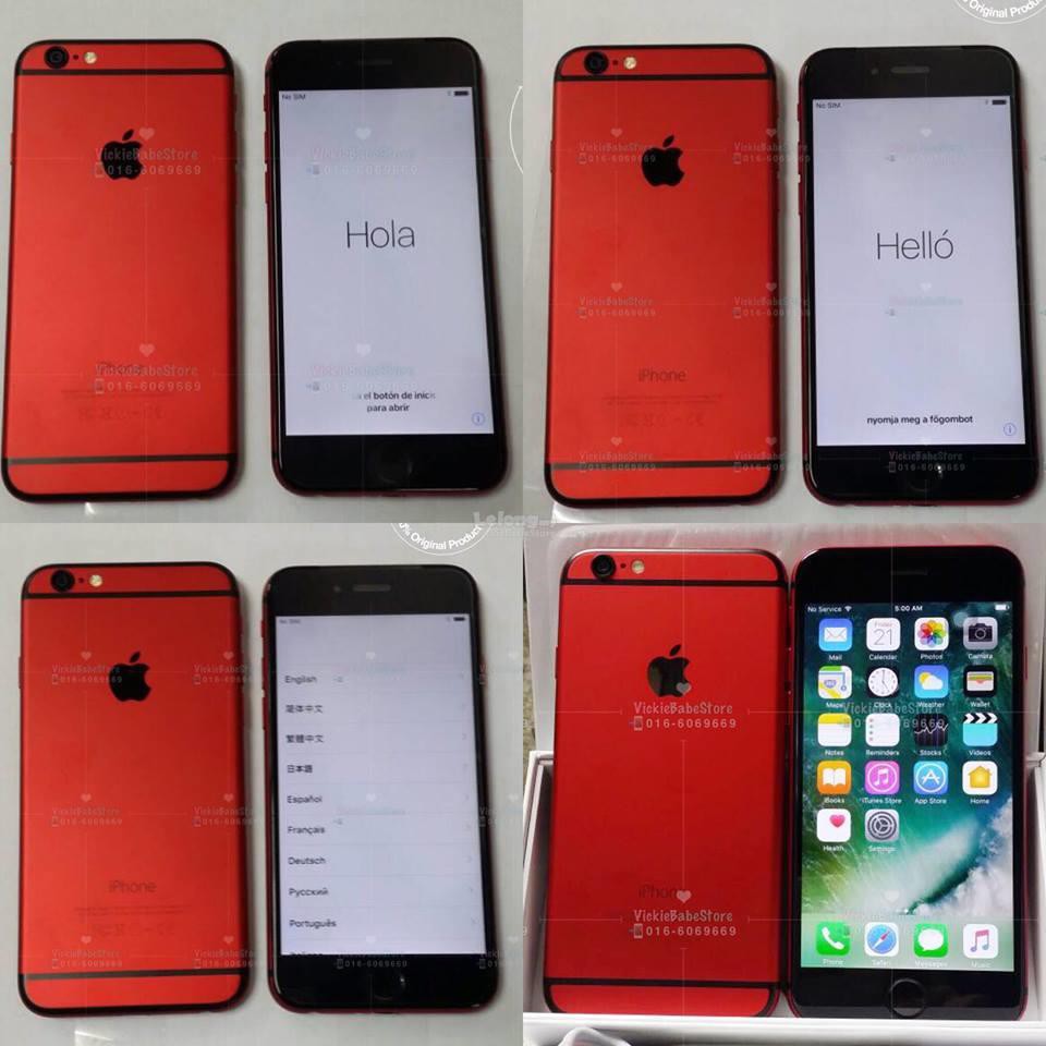 Premium Used Iphone 6s 64gb Red Black Edition Gred A Condition Original Refurbished Shopee Malaysia