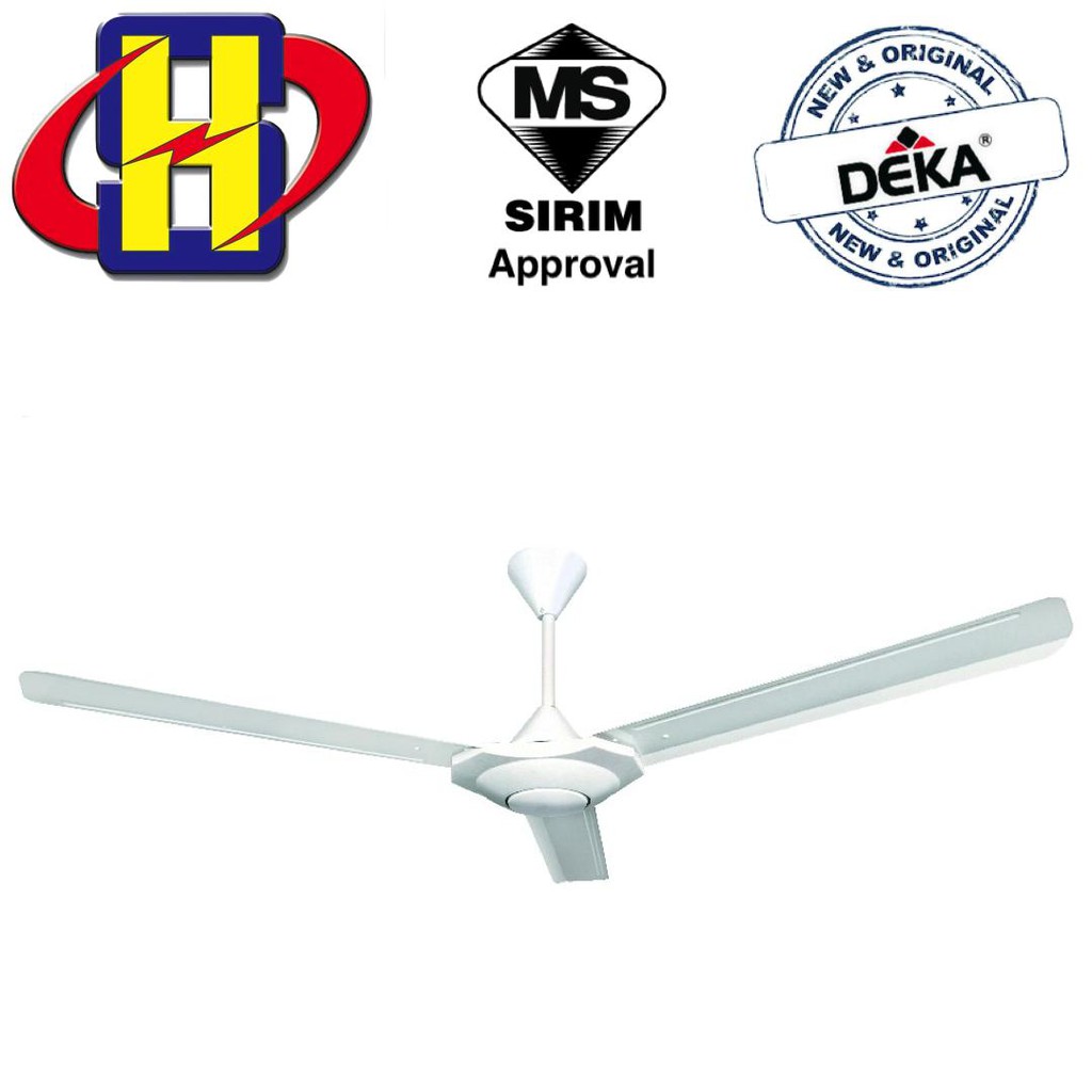 Deka Ceiling Fan With Regulator 60 Inch White Df3 Shopee Malaysia