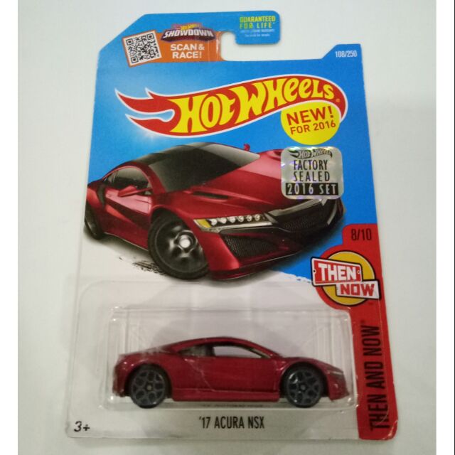 hot wheels 17 acura nsx