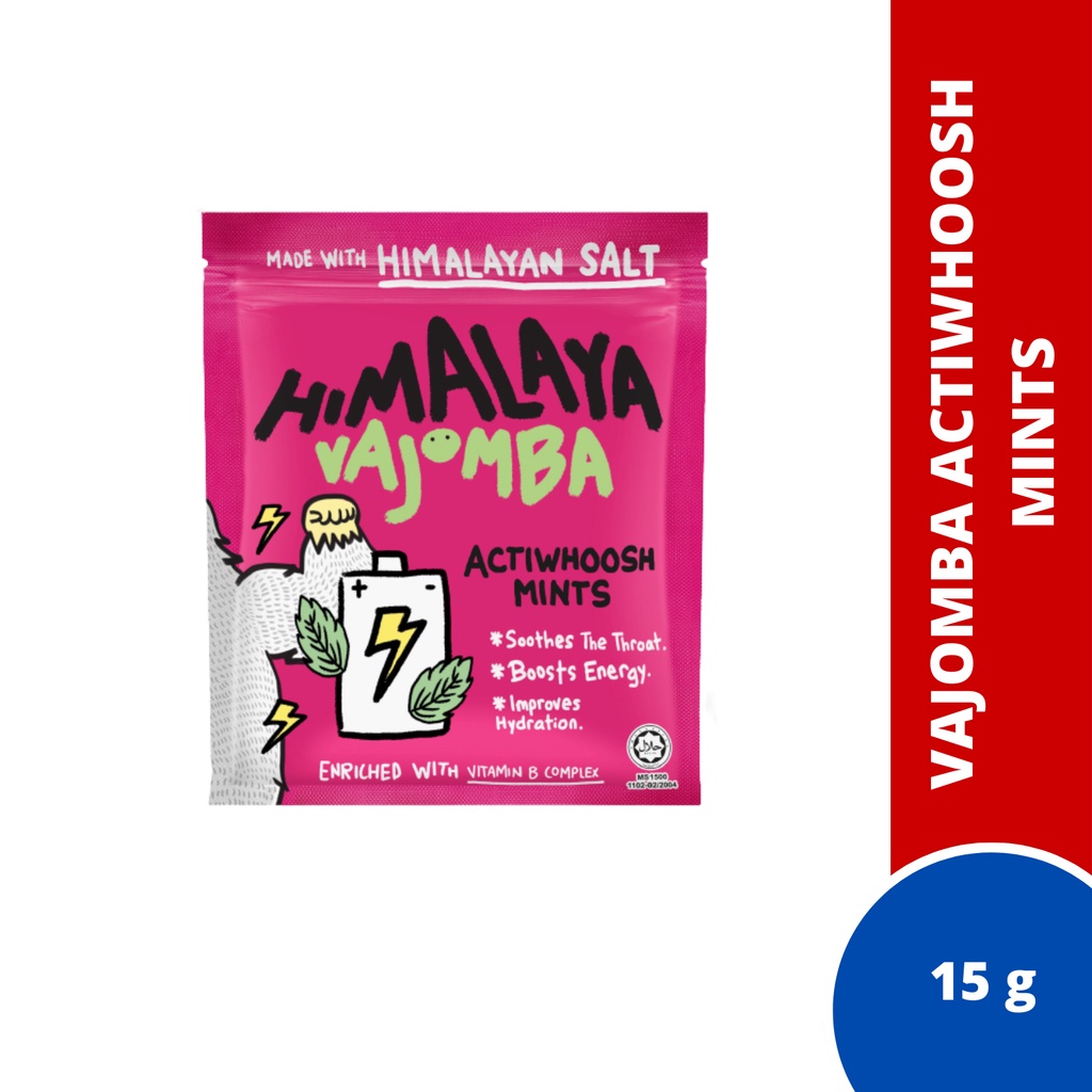 Himalaya Vajomba Actiwhoosh Mints (15g) | Shopee Malaysia