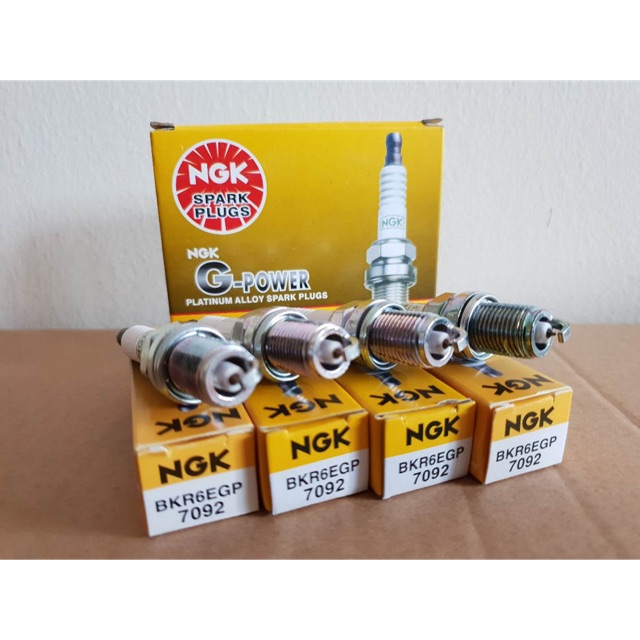 NGK BKR6EGP G-POWER PLATINUM SPARK PLUG (1SET =4PCS 