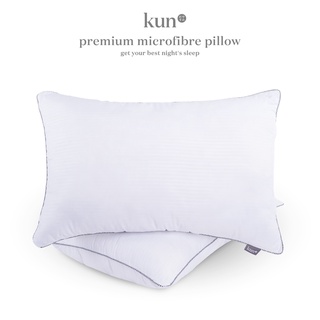 Image of KUN 100% Premium Quality Microfibre Filled Hotel Pillow (19