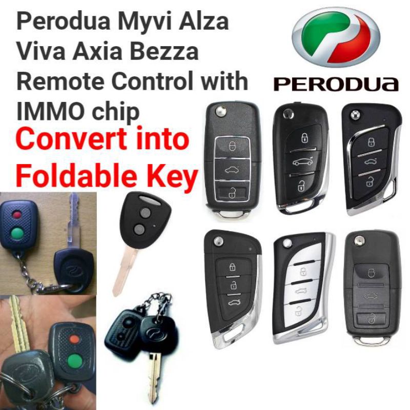 Perodua Myvi Alza Transponder Key With Immo With Obd Adaptor Limited While Stock Last Included Battery Shopee Malaysia