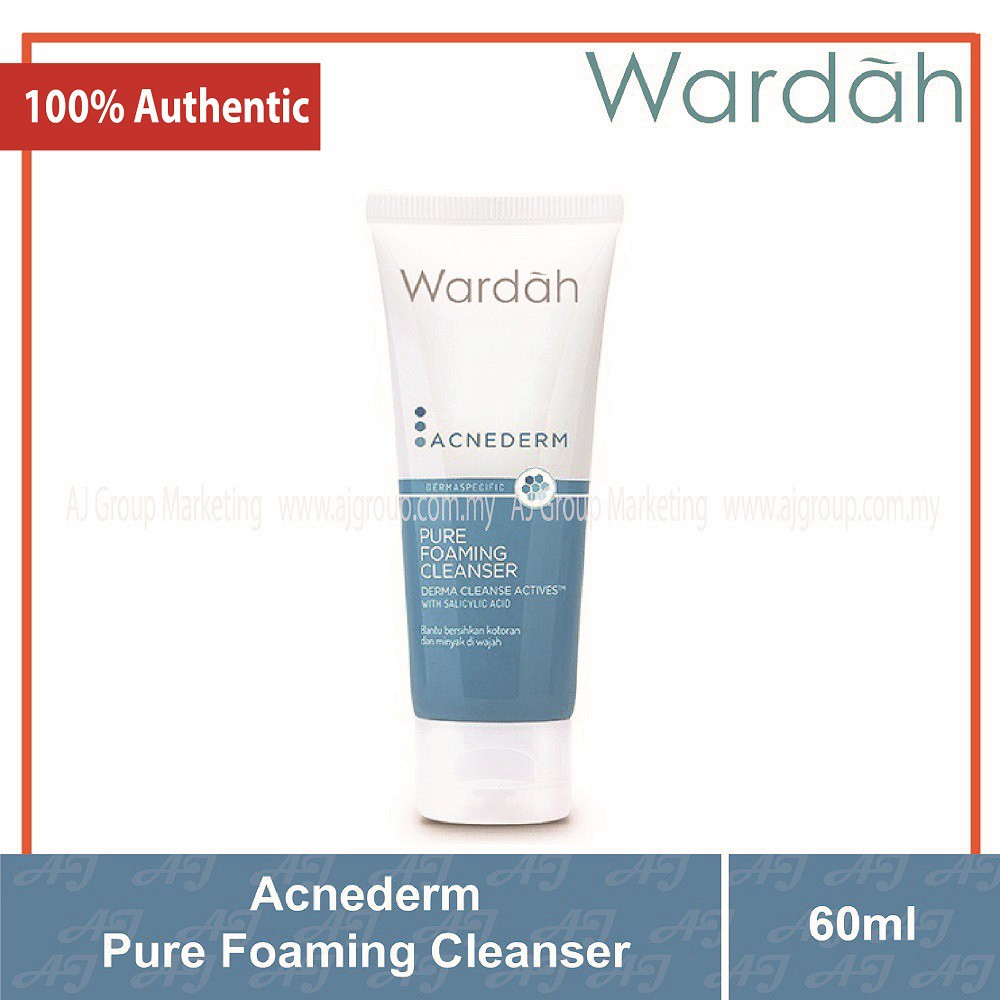 Wardah Acnederm Pure Foaming Cleanser (60ml) | Shopee Malaysia