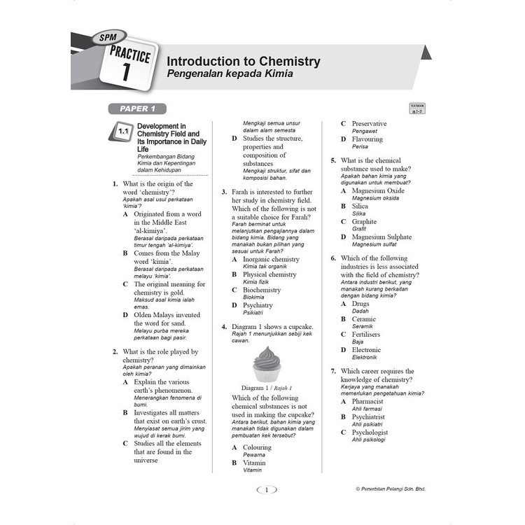 Pelangi 2021 Latihan Praktis Hebat Kimia Chemistry Tingkatan Form 4 Shopee Malaysia