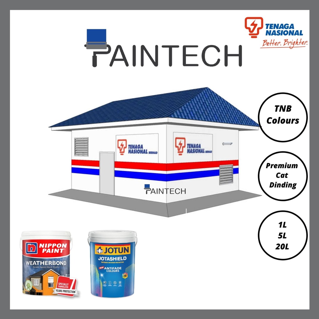 Nippon Weatherbond Paint/ Jotun Jotashield Antifade Colour TNB Sub