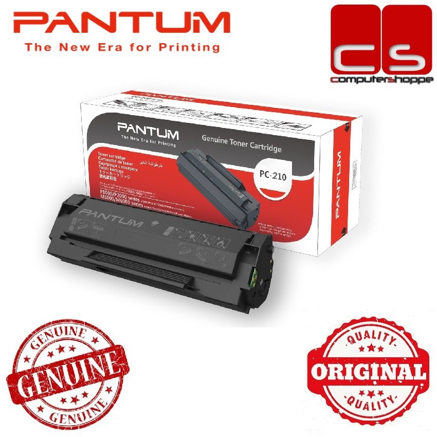 Pantum PC-210 Genuine Toner Cartridge (P2500W,M6500NW, M6600NW ...