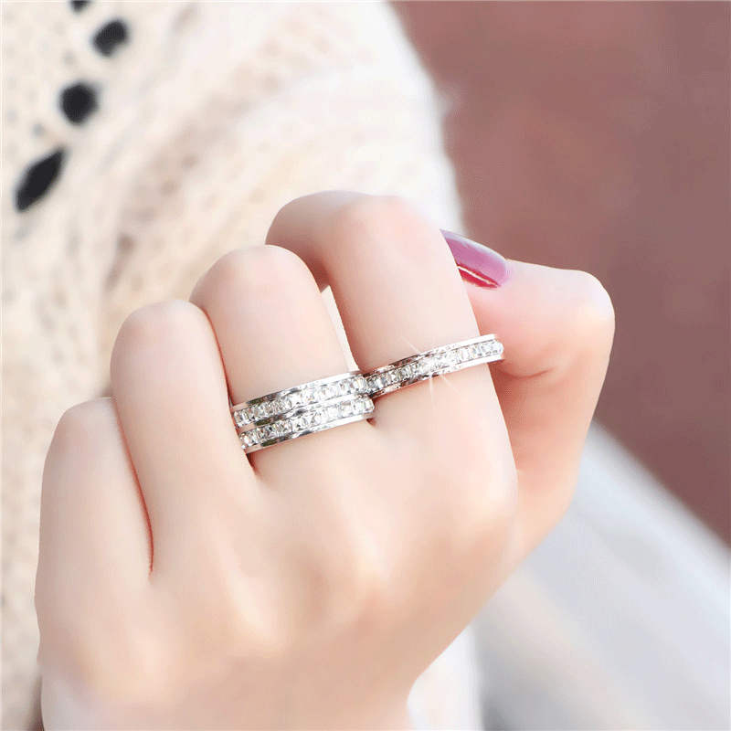TTstyle Stainless Steel Wedding Band Ring Two Colour Available Size 6-14 NEW 