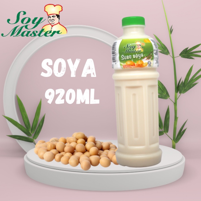 Soymaster Soya Milk Susu Kacang Asli 920ml Shopee Malaysia