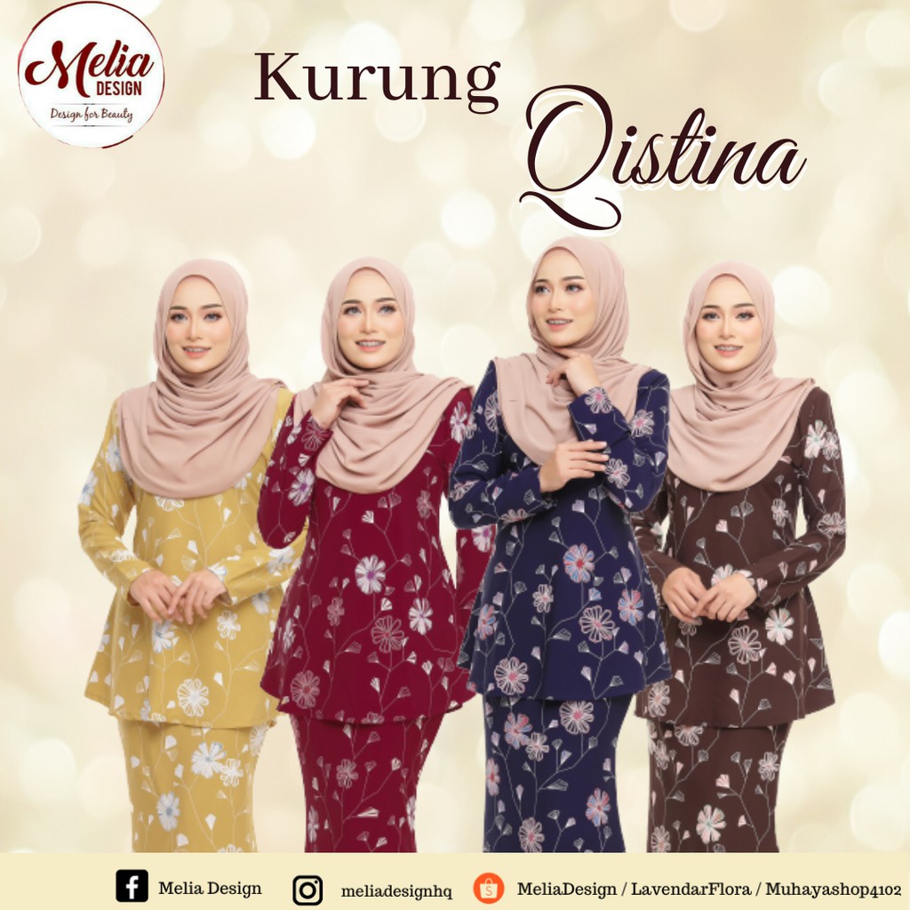 RAYA CORAK KURUNG  MINI QISTINA  Shopee Malaysia