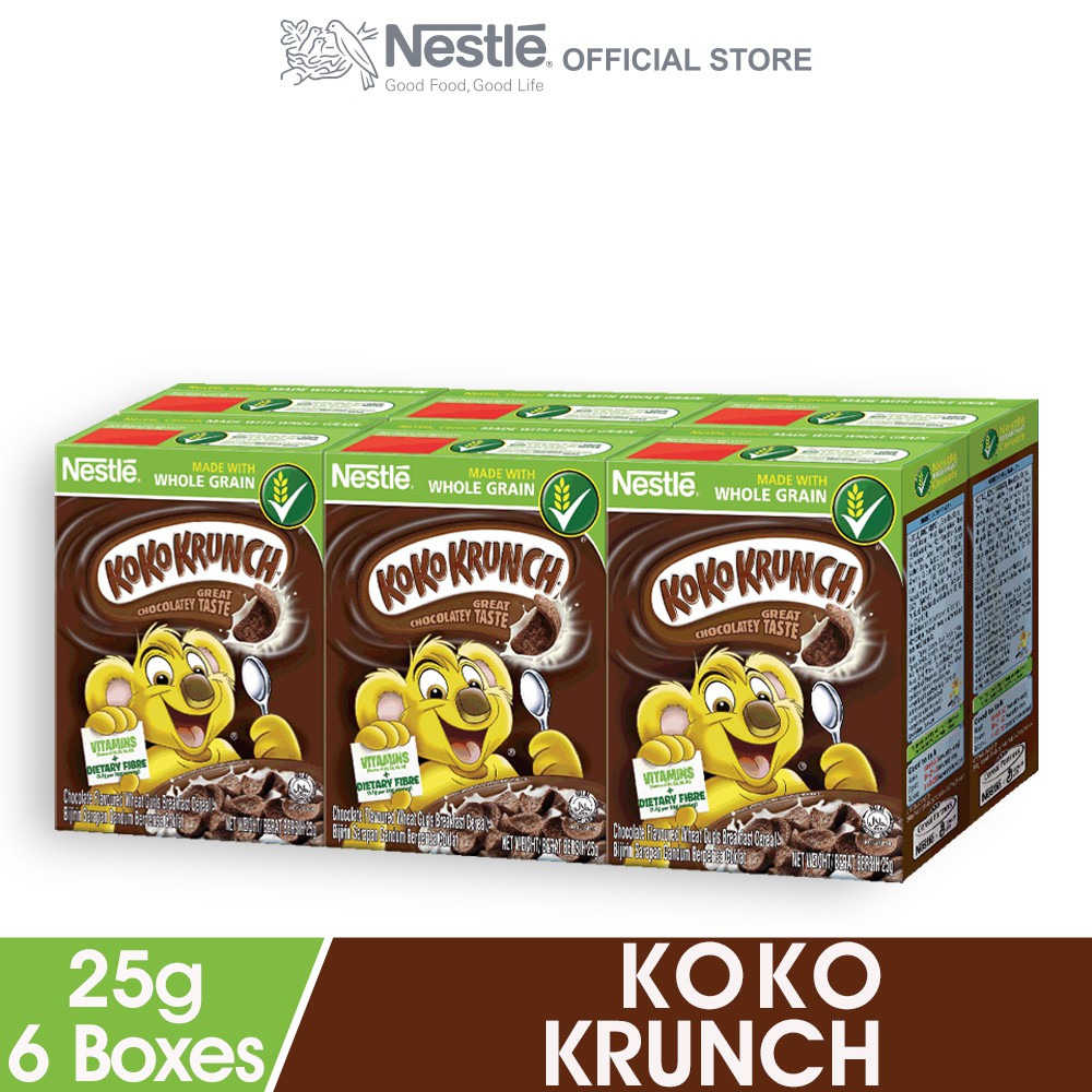 Nestle Koko Krunch Cereal (25g x 6 Boxes)  Shopee Malaysia