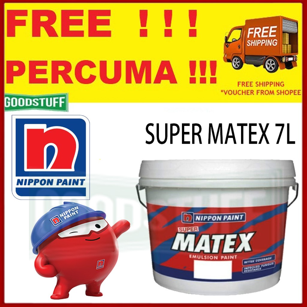 7L NIPPON MATEX 7LITER PAINT ICI DULUX MAXILITE 7L NIPPON MATEX 7LITER PAINT ICI DULUX MAXILITE