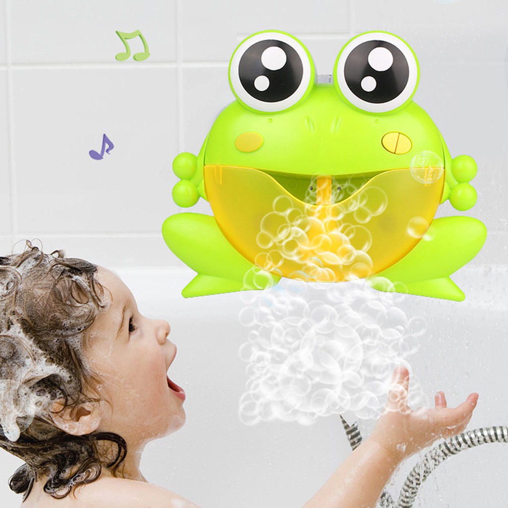 bath frog that makes bubbles