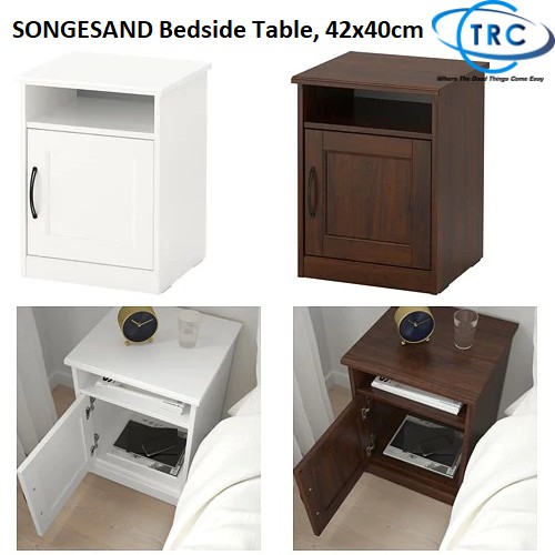 Ready Stock Ikea Songesand Bedside Table Size 42x40cm Shopee