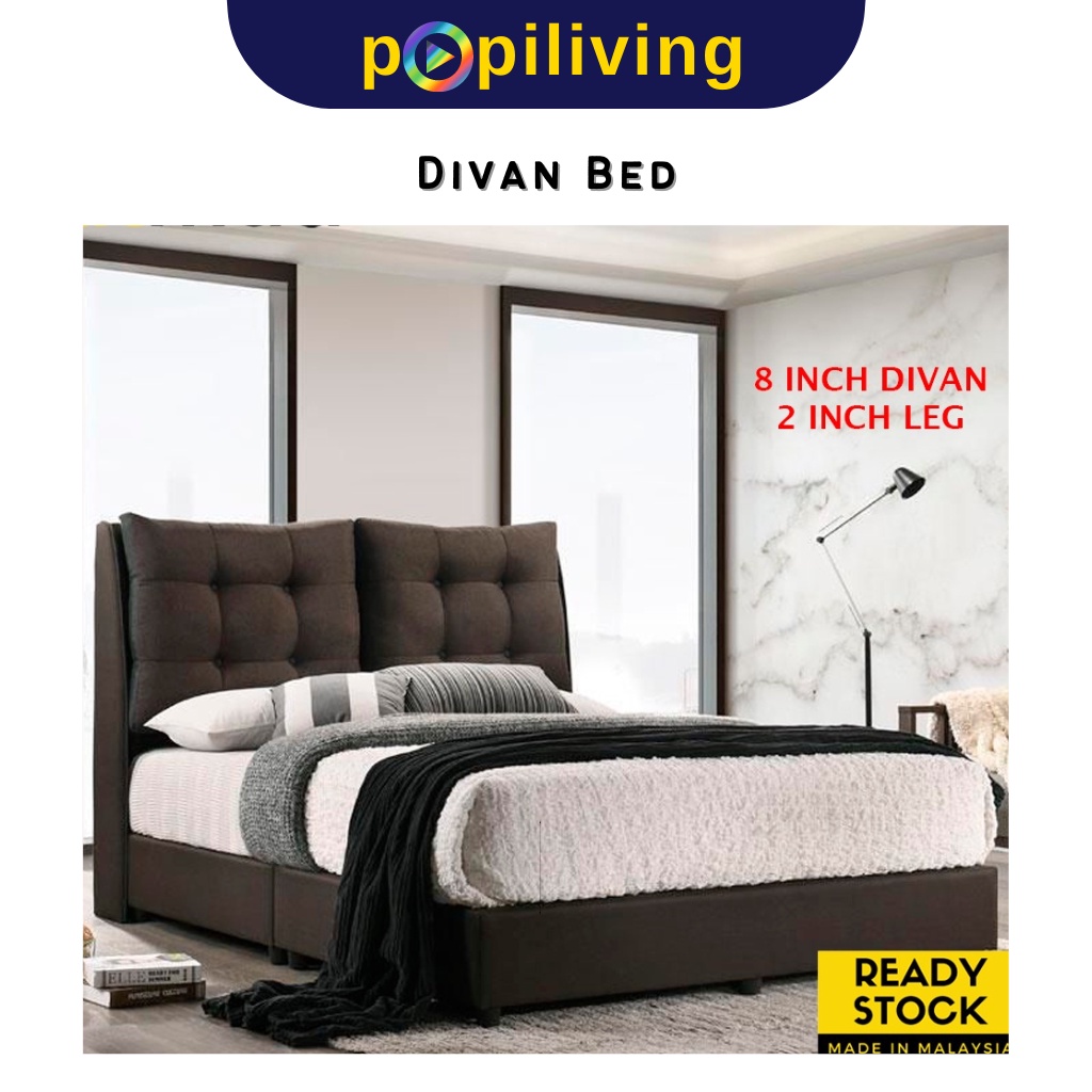 POPI Queen Bed Frame Queen King Bed Frame King Katil Divan Queen Divan