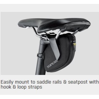 micro saddle bag with strap