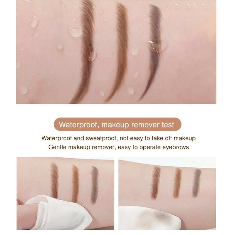 Versatile Have LIANGNISHI 3 Colors Eyebrow Balm Pencil Natural Smooth Long-lasting Color Development Multi-use Waterp... - Image 4