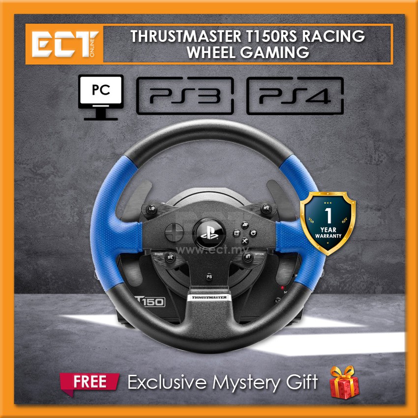 Thrustmaster T150 RS Force Feedback Racing Wheel Gaming Pedal Set - For ...