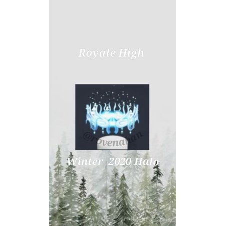 Royale High Winter Halo Roblox Shopee Malaysia
