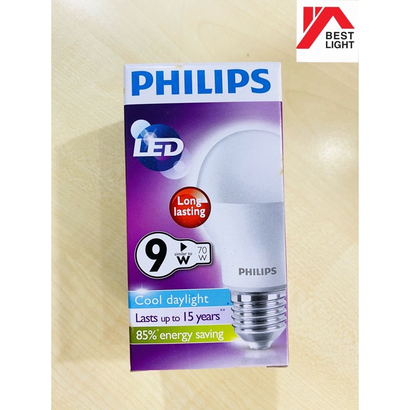 PHILIPS 9W LED BULB E27 806 Lumen (Cool Daylight) Shopee Malaysia