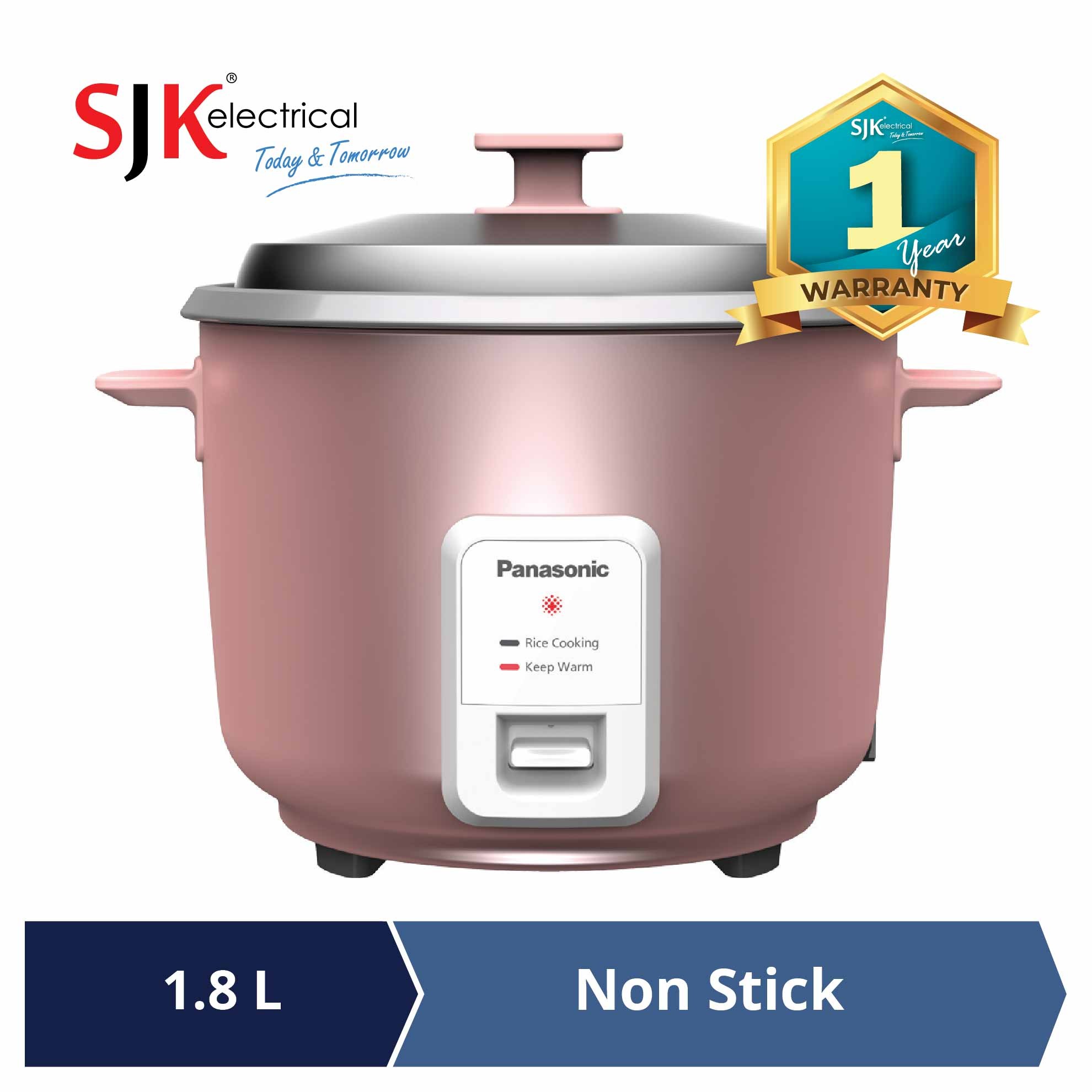 Panasonic Rice Cooker Sr Ca188fzrg 1 8l Non Stick Inner Pot Shopee Malaysia